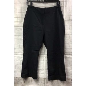 Express Black Stretch High Waist Cropped Pants